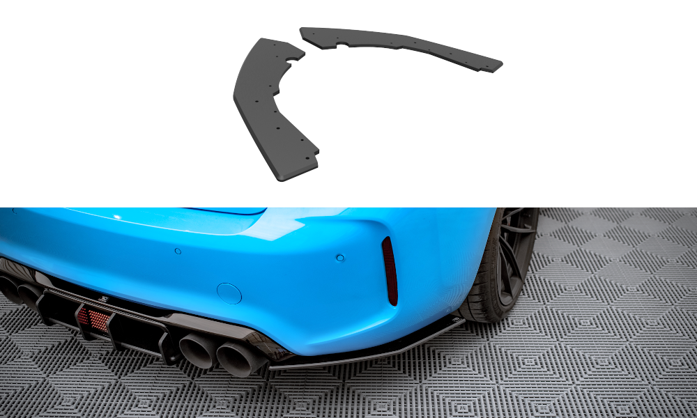 FOR BMW - M2 - F87  - STREET PRO REAR SIDE SPLITTERS