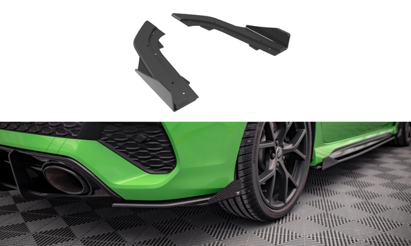 FOR AUDI - RS3 - 8Y - SEDAN - STREET PRO - REAR SIDE SPLITTERS + WINGS