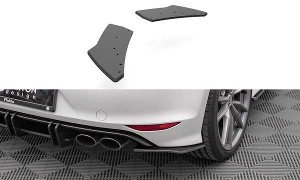 FOR VOLKSWAGEN - MK7 GOLF R - RACING DURABILITY REAR SIDE SPLITTERS - V1