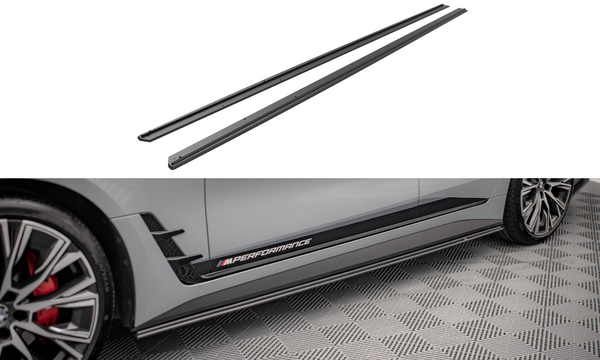 Street Pro Side Skirts Diffusers suitable for BMW 4 Gran Coupe M-Pack G26