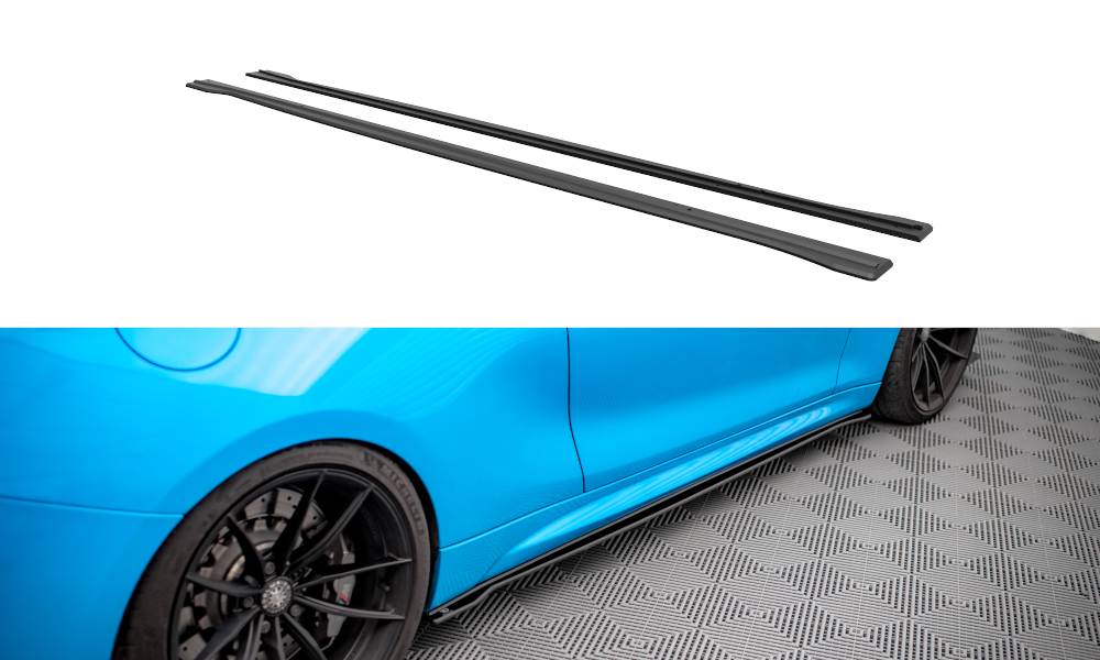 FOR BMW - M2 - F87  - STREET PRO SIDE SKIRTS DIFFUSERS