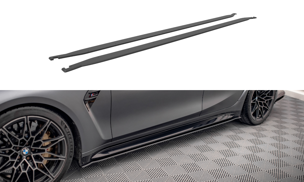 FOR BMW - M3 - G80 - STREET PRO SIDE SKIRTS DIFFUSERS