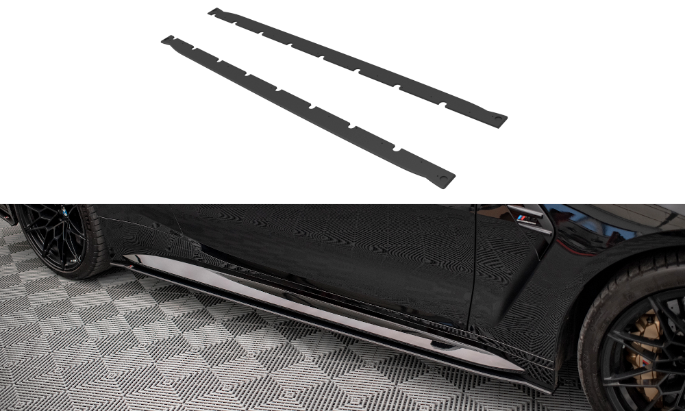 FOR BMW - 4 SERIES - G82 - M4 - DURABILITY SIDE SKIRTS DIFFUSERS
