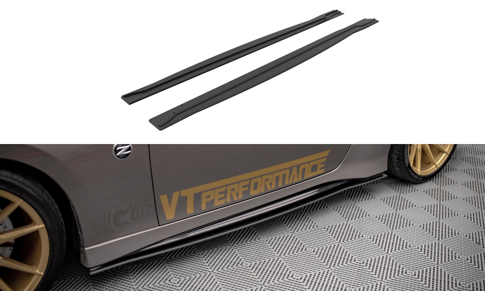 FOR NISSAN - 370Z - NISMO - FACELIFT - STREET PRO SIDE SKIRTS DIFFUSERS
