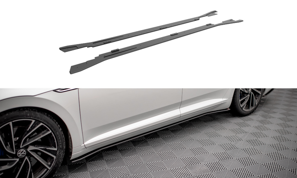 FOR VOLKSWAGEN - ARTEON R-LINE - FACELIFT - STREET PRO SIDE SKIRTS DIFFUSERS - V2