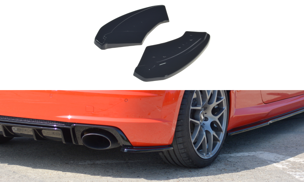 FOR AUDI - TT MK3 RS - 8S - REAR SIDE SPLITTERS